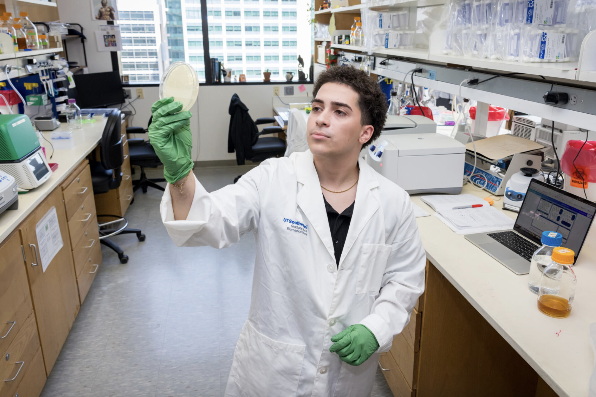 In the Douglas Lab at UT Southwestern